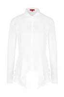 Риза Elidi | Regular Fit HUGO бял